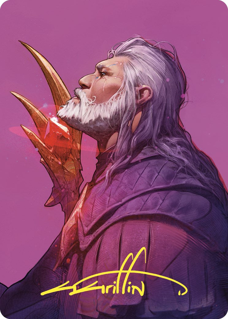 Urza, Lord High Artificer Art Card (Gold-Stamped Signature) [Commander Masters Art Series] | Gear Gaming Bentonville