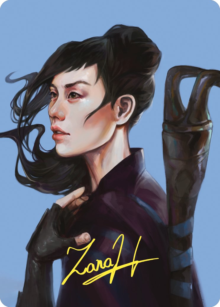 Yuriko, the Tiger's Shadow Art Card (Gold-Stamped Signature) [Commander Masters Art Series] | Gear Gaming Bentonville
