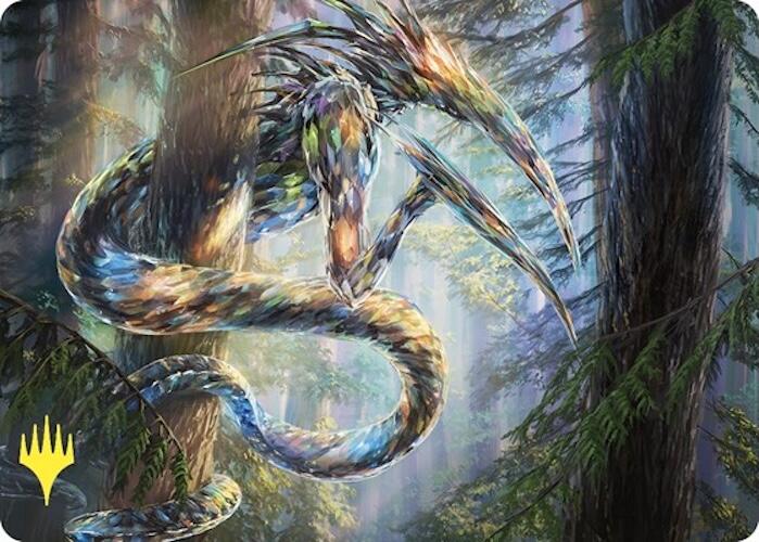Gemhide Sliver Art Card (Gold-Stamped) [Commander Masters Art Series] | Gear Gaming Bentonville