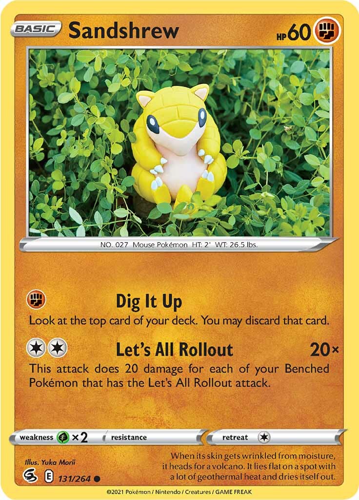 Sandshrew (131/264) [Sword & Shield: Fusion Strike] | Gear Gaming Bentonville