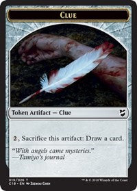 Clue // Construct (021) Double-Sided Token [Commander 2018 Tokens] | Gear Gaming Bentonville