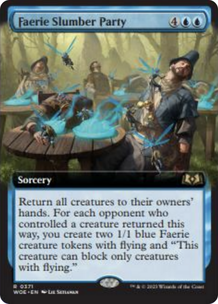 Faerie Slumber Party (Extended Art) [Wilds of Eldraine] | Gear Gaming Bentonville