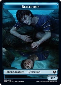 Reflection // Satyr Double-Sided Token [Theros Beyond Death Tokens] | Gear Gaming Bentonville