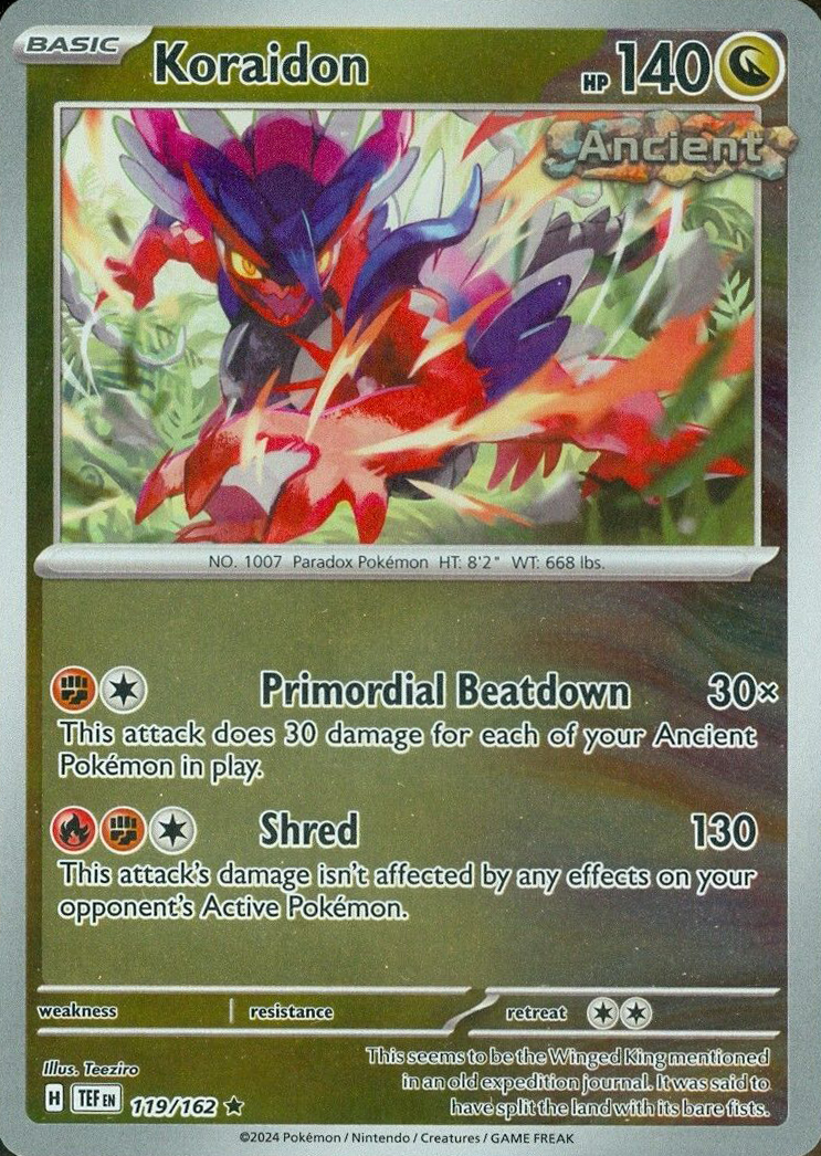 Koraidon (119/162) [Scarlet & Violet: Temporal Forces] | Gear Gaming Bentonville