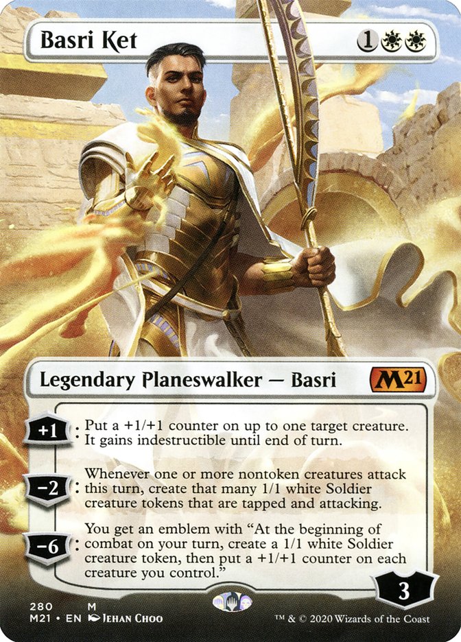 Basri Ket (Borderless) [Core Set 2021] | Gear Gaming Bentonville
