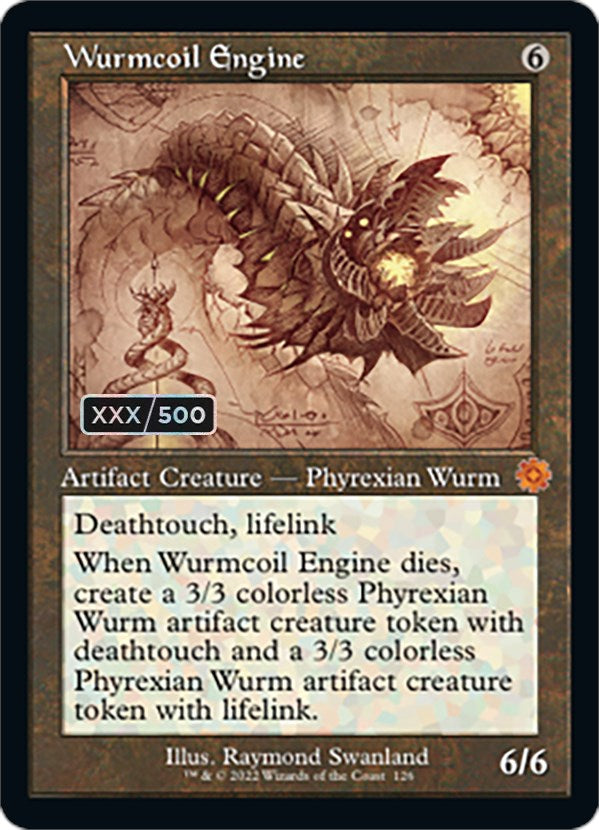 Wurmcoil Engine (Retro Schematic) (Serialized) [The Brothers' War Retro Artifacts] | Gear Gaming Bentonville