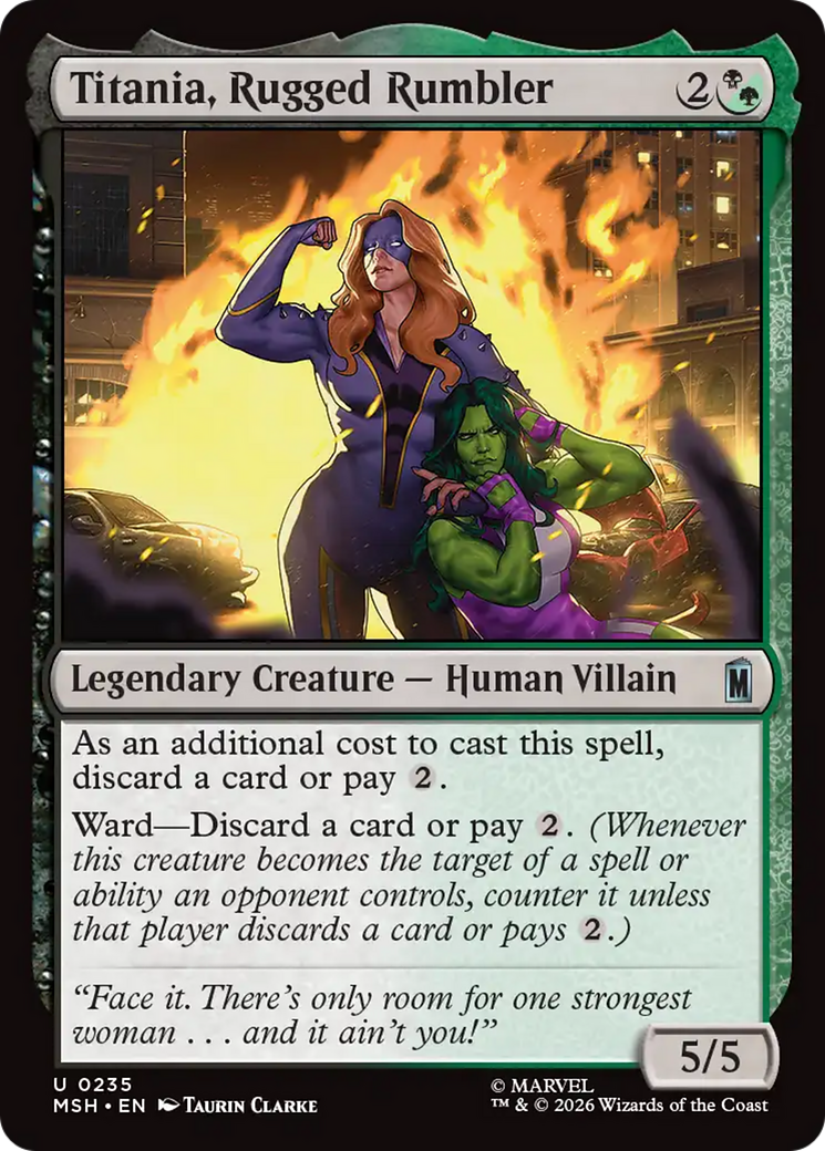 Titania, Rugged Rumbler [Marvel Super Heroes] | Gear Gaming Bentonville