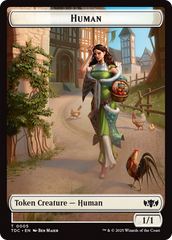 Human // Rat Double-Sided Token [Tarkir: Dragonstorm Commander Tokens] | Gear Gaming Bentonville