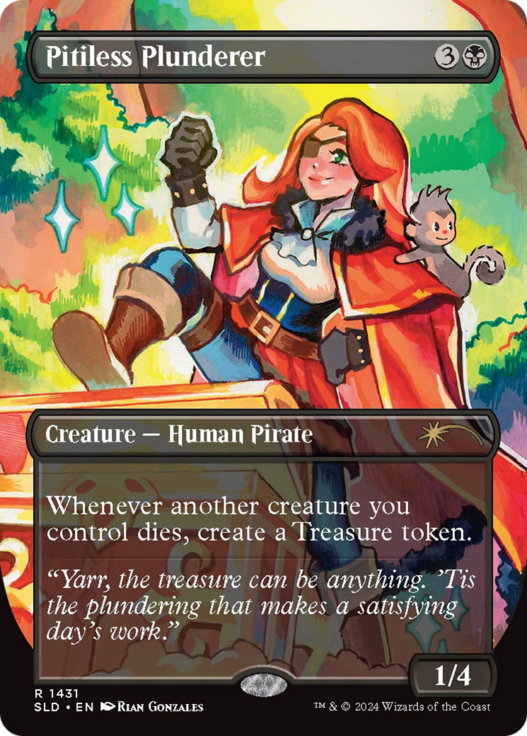Pitiless Plunderer (Rainbow Foil) [Secret Lair Drop Series] | Gear Gaming Bentonville