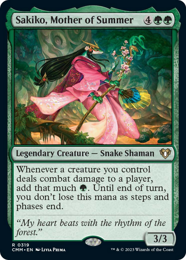 Sakiko, Mother of Summer [Commander Masters] | Gear Gaming Bentonville