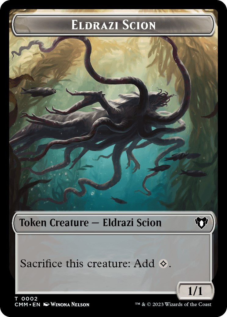 Eldrazi Scion // Phyrexian Beast Double-Sided Token [Commander Masters Tokens] | Gear Gaming Bentonville