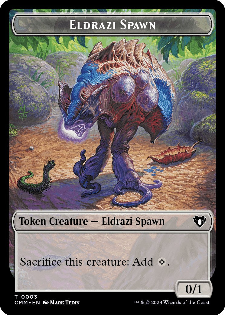 Eldrazi Spawn // Phyrexian Germ Double-Sided Token [Commander Masters Tokens] | Gear Gaming Bentonville