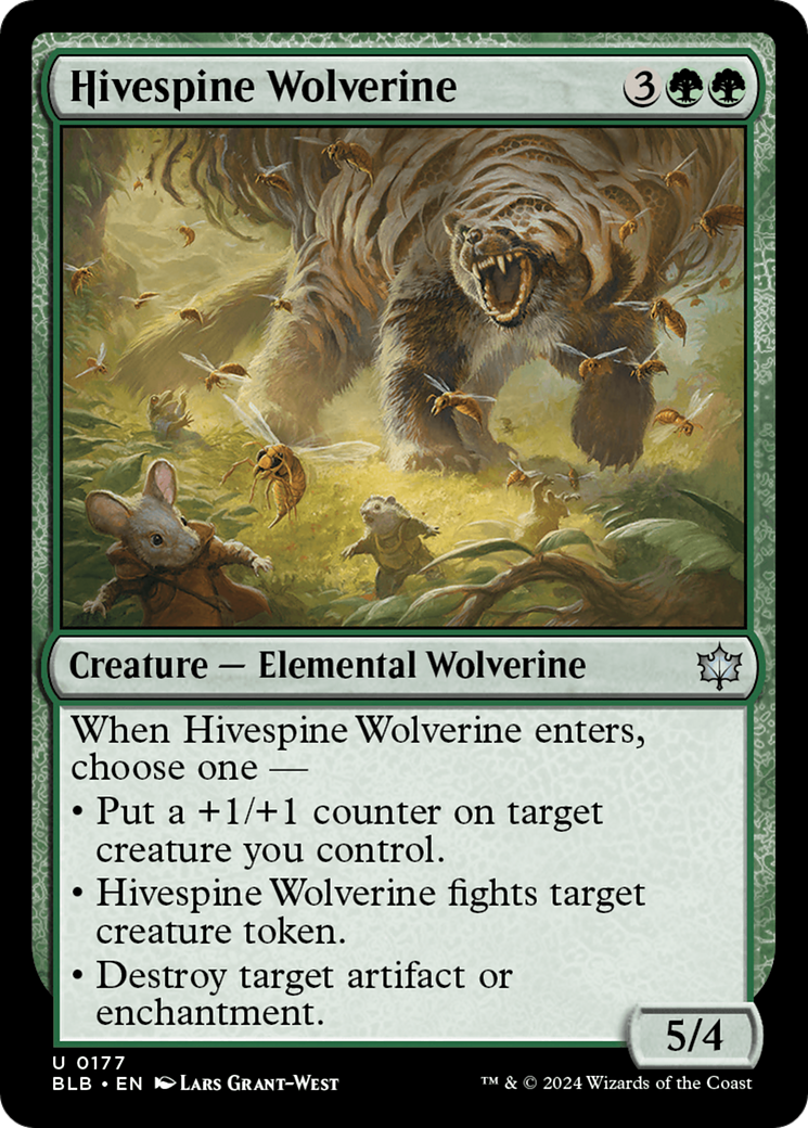 Hivespine Wolverine [Bloomburrow] | Gear Gaming Bentonville