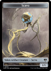 Servo // Ogre Double-Sided Token [Commander Masters Tokens] | Gear Gaming Bentonville