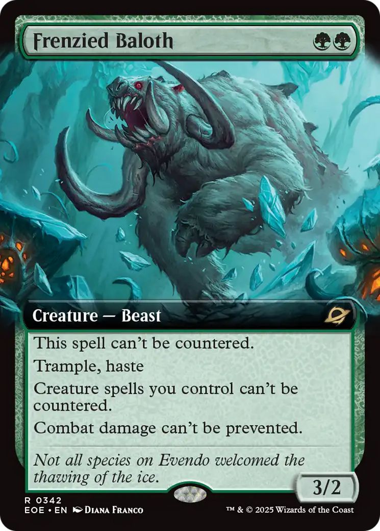 Frenzied Baloth (Extended Art) [Edge of Eternities] | Gear Gaming Bentonville