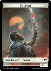 Soldier // Dragon (0020) Double-Sided Token [Commander Masters Tokens] | Gear Gaming Bentonville