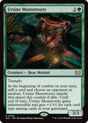 Ursine Monstrosity [Duskmourn: House of Horror Commander] | Gear Gaming Bentonville