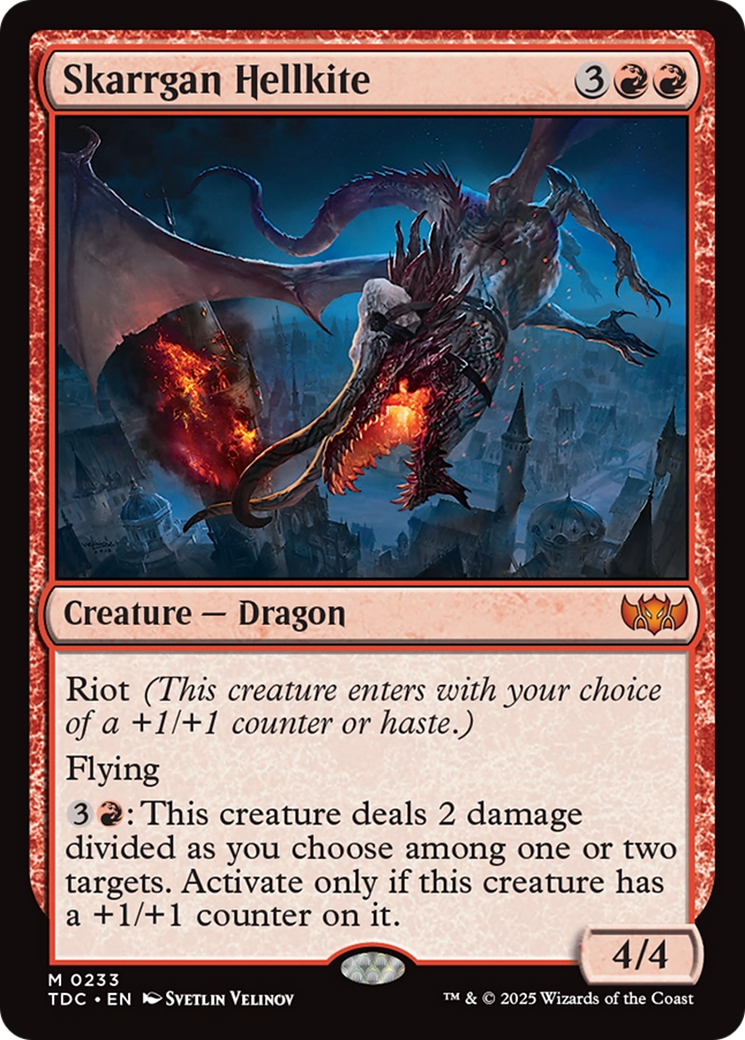 Skarrgan Hellkite [Tarkir: Dragonstorm Commander] | Gear Gaming Bentonville