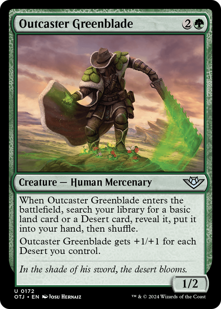 Outcaster Greenblade [Outlaws of Thunder Junction] | Gear Gaming Bentonville