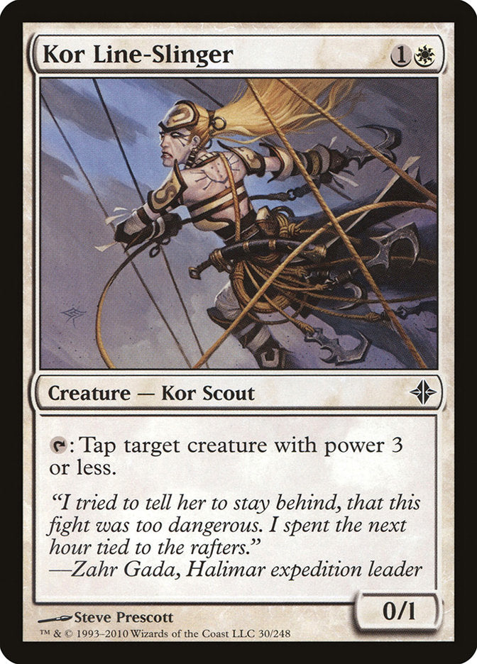 Kor Line-Slinger [Rise of the Eldrazi] | Gear Gaming Bentonville