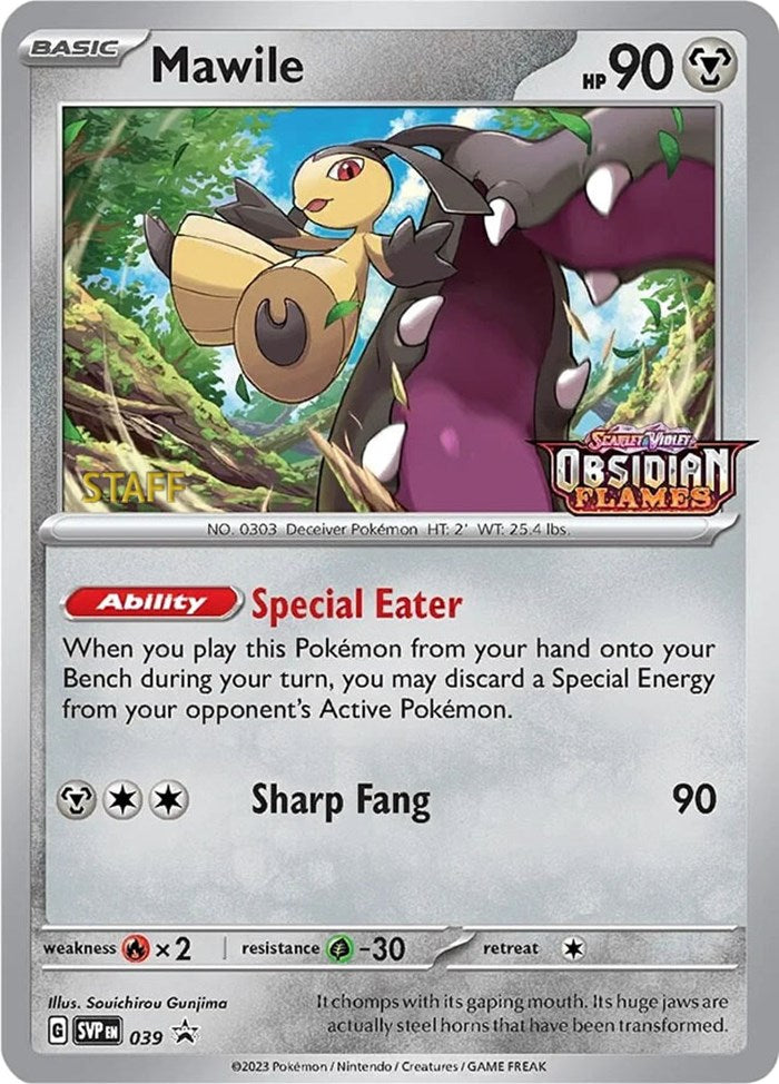 Mawile (039) (Stamped) (Staff) [Scarlet & Violet: Black Star Promos] | Gear Gaming Bentonville