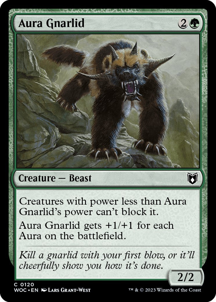 Aura Gnarlid [Wilds of Eldraine Commander] | Gear Gaming Bentonville