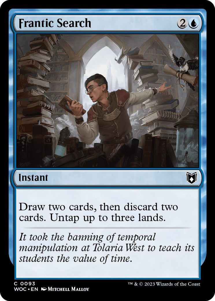 Frantic Search [Wilds of Eldraine Commander] | Gear Gaming Bentonville