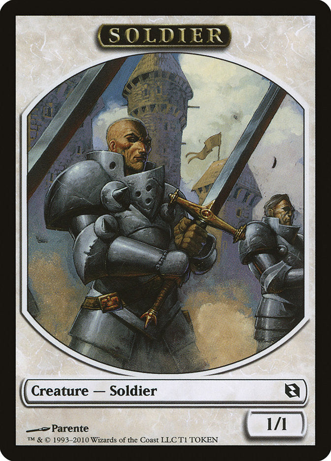 Soldier Token [Duel Decks: Elspeth vs. Tezzeret Tokens] | Gear Gaming Bentonville