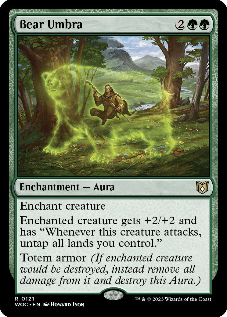 Bear Umbra [Wilds of Eldraine Commander] | Gear Gaming Bentonville