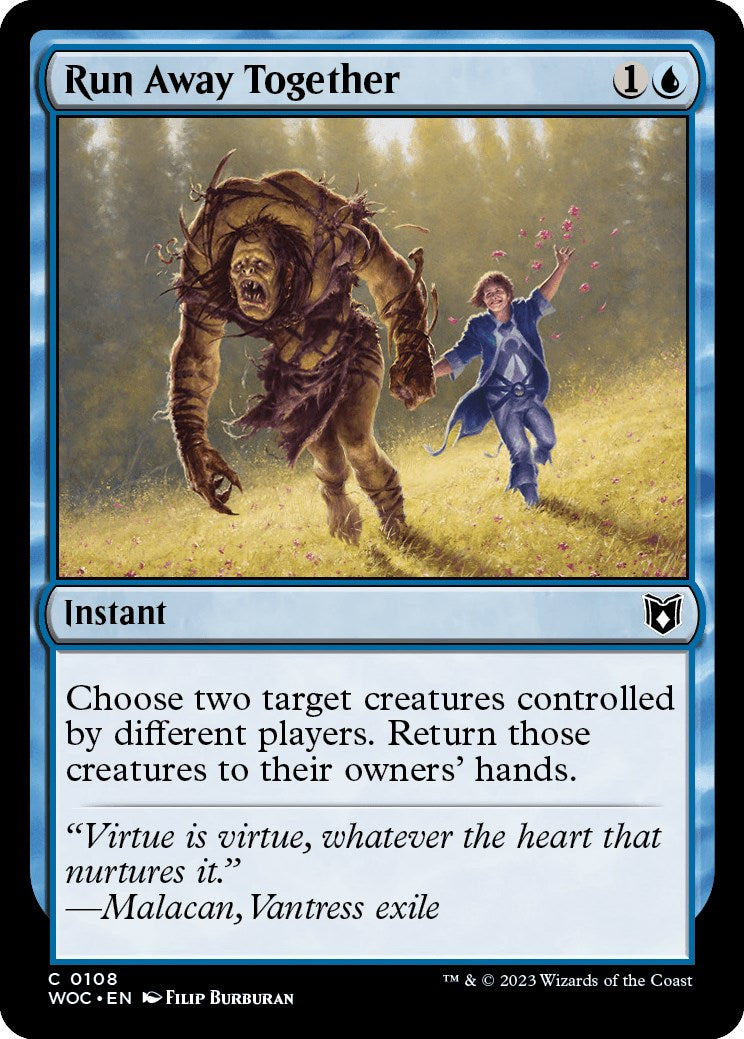 Run Away Together [Wilds of Eldraine Commander] | Gear Gaming Bentonville