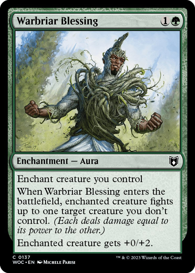 Warbriar Blessing [Wilds of Eldraine Commander] | Gear Gaming Bentonville