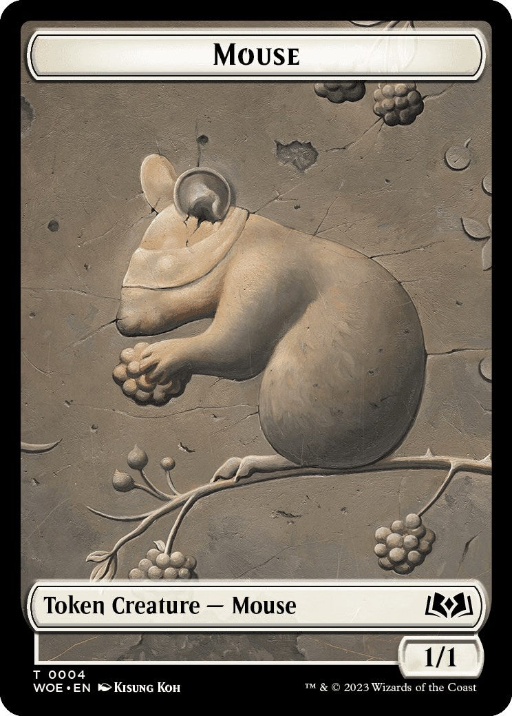 Mouse Token [Wilds of Eldraine Tokens] | Gear Gaming Bentonville