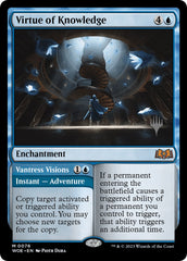 Virtue of Knowledge // Vantress Visions (Promo Pack) [Wilds of Eldraine Promos] | Gear Gaming Bentonville