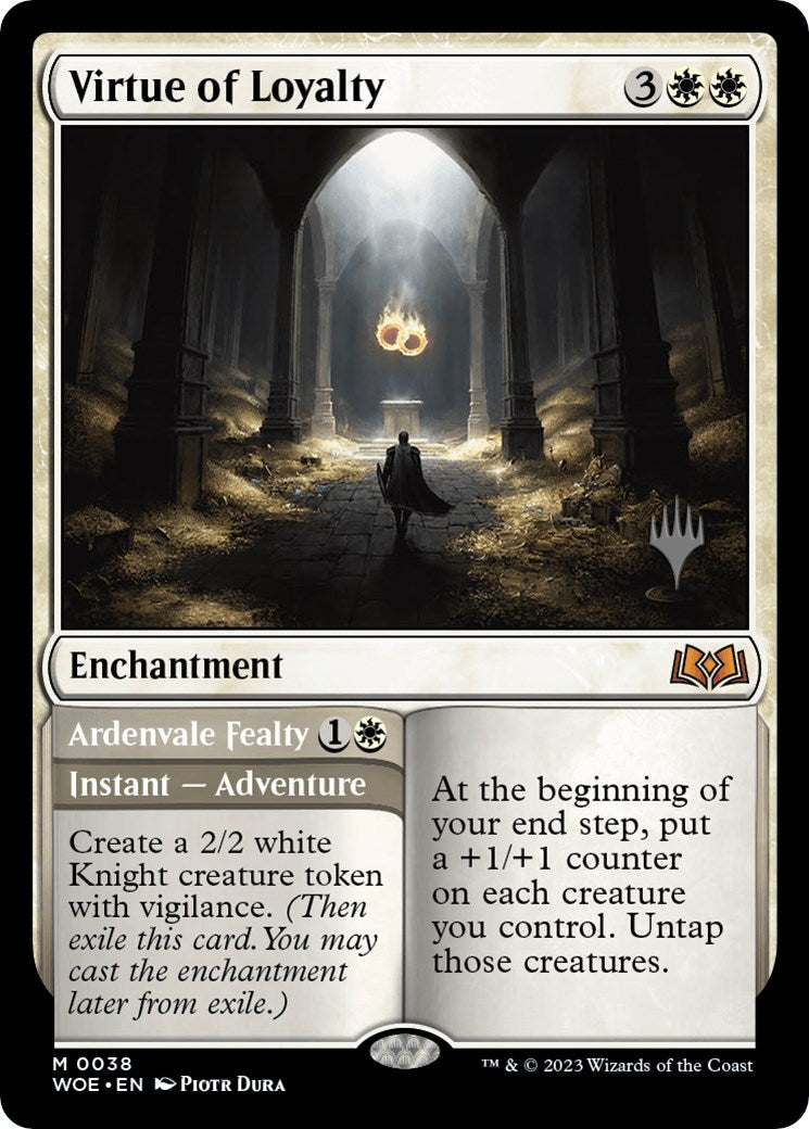 Virtue of Loyalty // Ardenvale Fealty (Promo Pack) [Wilds of Eldraine Promos] | Gear Gaming Bentonville