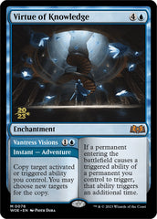 Virtue of Knowledge // Vantress Visions (Promo Pack) [Wilds of Eldraine Promos] | Gear Gaming Bentonville
