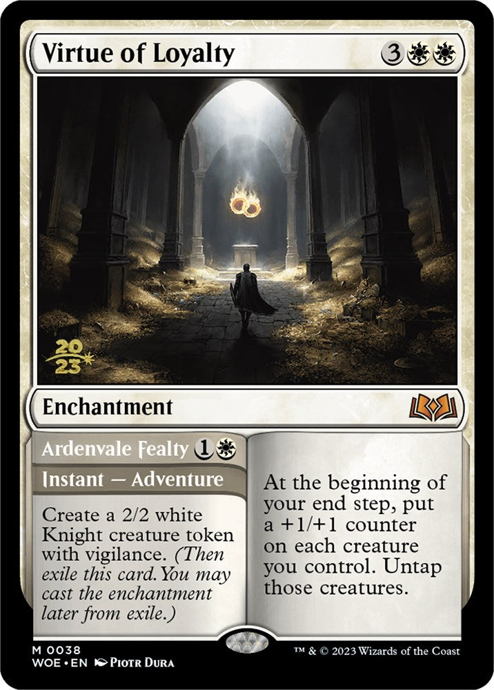 Virtue of Loyalty // Ardenvale Fealty (Promo Pack) [Wilds of Eldraine Promos] | Gear Gaming Bentonville