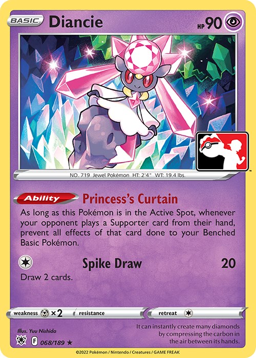 Diancie (068/189) [Prize Pack Series Three] | Gear Gaming Bentonville