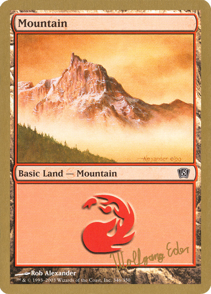 Mountain (we346) (Wolfgang Eder) [World Championship Decks 2003] | Gear Gaming Bentonville