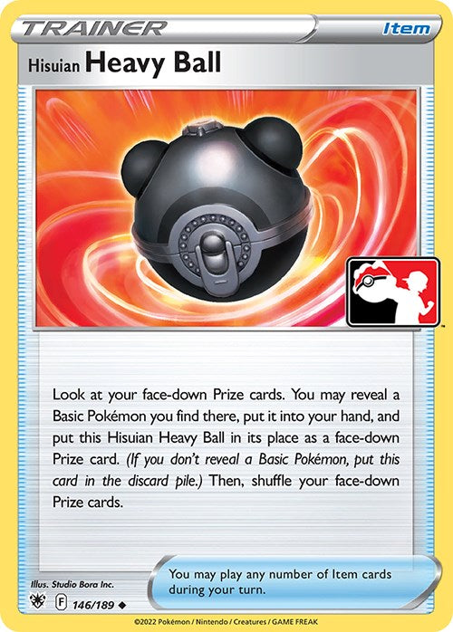 Hisuian Heavy Ball (146/189) [Prize Pack Series Three] | Gear Gaming Bentonville