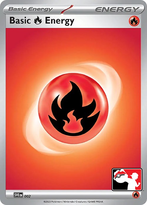 Basic Fire Energy (002) [Prize Pack Series Three] | Gear Gaming Bentonville