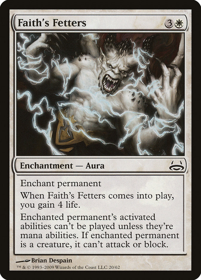 Faith's Fetters [Duel Decks: Divine vs. Demonic] | Gear Gaming Bentonville