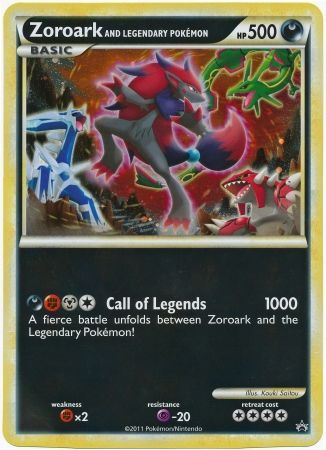 Zoroark and Legendary Pokemon (Jumbo Card) [Miscellaneous Cards] | Gear Gaming Bentonville