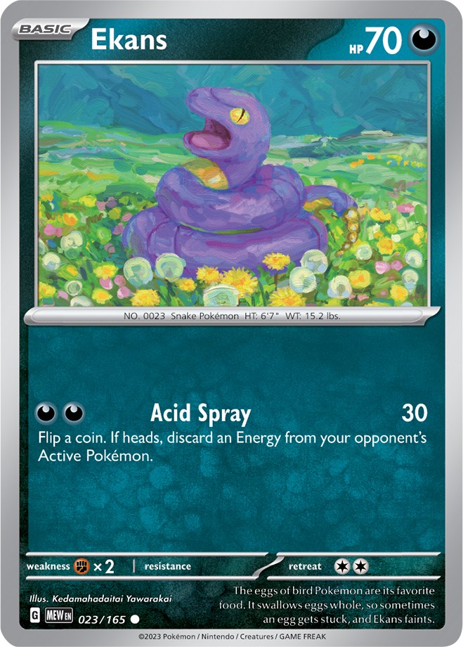 Ekans (023/165) [Scarlet & Violet: 151] | Gear Gaming Bentonville