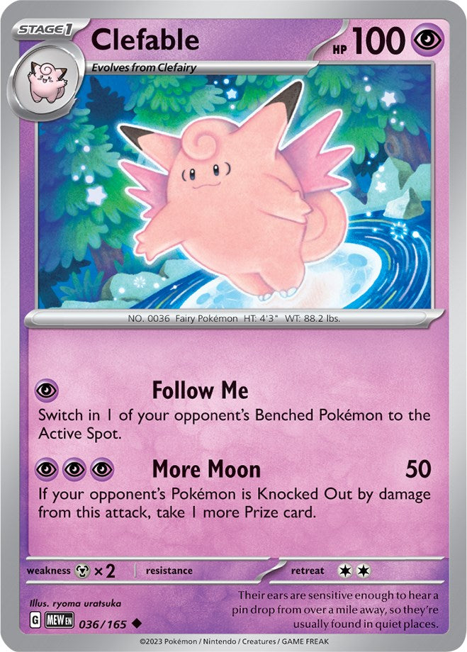 Clefable (036/165) [Scarlet & Violet: 151] | Gear Gaming Bentonville