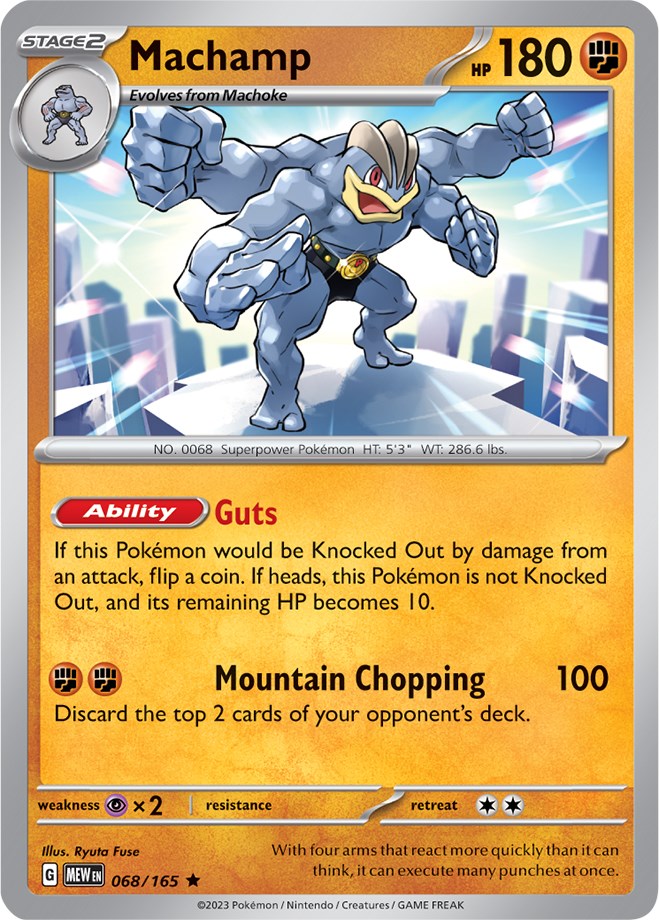 Machamp (068/165) [Scarlet & Violet: 151] | Gear Gaming Bentonville