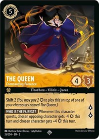 The Queen - Commanding Presence (26/204) [Rise of the Floodborn] | Gear Gaming Bentonville