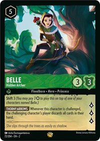 Belle - Hidden Archer (72/204) [Rise of the Floodborn] | Gear Gaming Bentonville