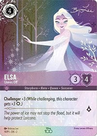 Elsa - Gloves Off (Alternate Art) (19) [Disney100 Promos] | Gear Gaming Bentonville