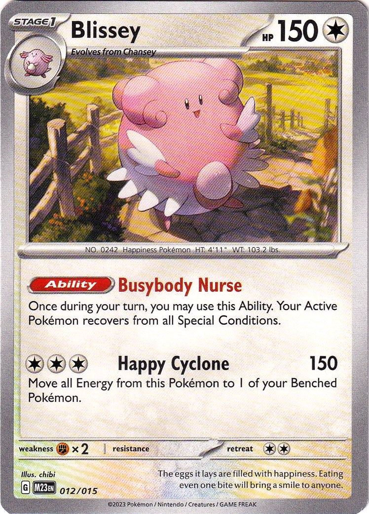 Blissey (012/015) [McDonald's Promos: 2023 Collection] | Gear Gaming Bentonville