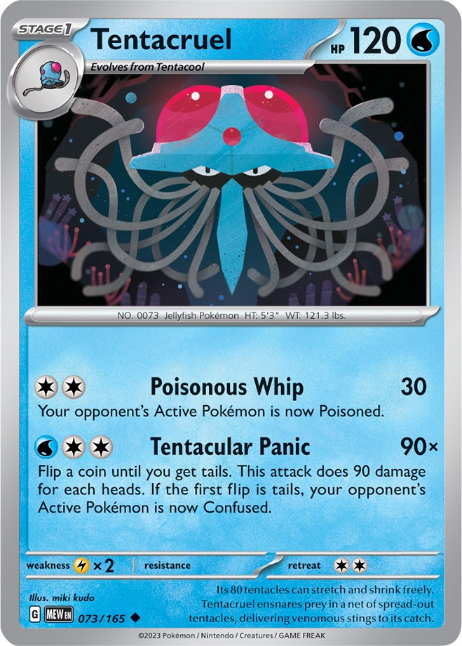 Tentacruel (073/165) [Scarlet & Violet: 151] | Gear Gaming Bentonville